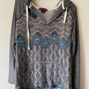 Rock & roll cowgirl sweatshirt